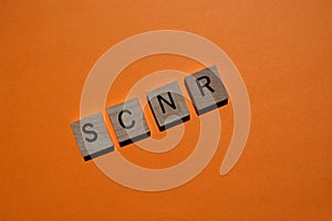 SCNR, acronym for Sorry Could Not Resist