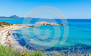 Scoglio di Peppino on a clear day