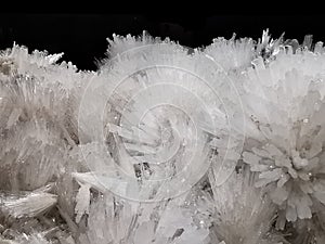 scolecite mineral texture photo