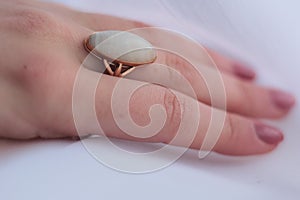 Scolecite ring photo