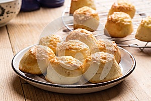 Scone with cheese