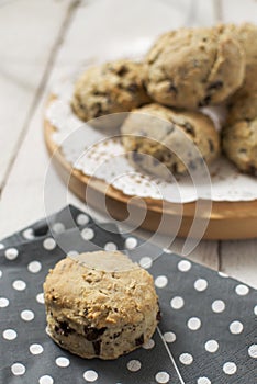 Scones.bright background