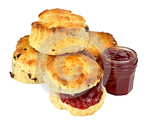 Scones And Strawberry Jam