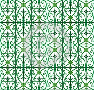 Scoop grating fence pattern 1