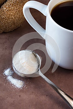 A Scoop of Powdered Coffee Creamer