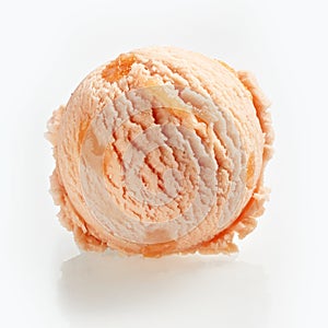 Scoop of refreshing summer melon ice cream