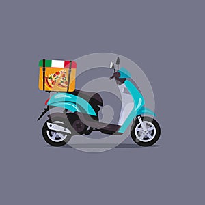 Scooter motorbike vector illustration