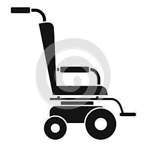 Scooter wheelchair icon, simple style