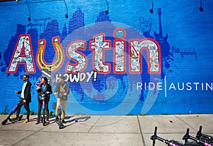 Scooters at Austin, Texas