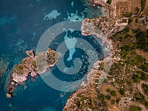 Scopello Beach in Sicily Italy