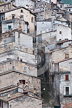 Scorcio di scanno italy photo