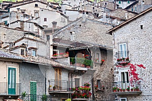 Scorcio di scanno italy photo