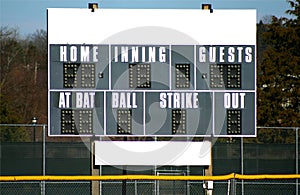 Scoreboard for Baseball