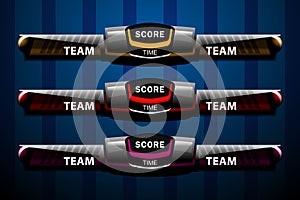 Scoreboard sport game