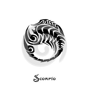 Scorpio Zodiac Sign tattoo style