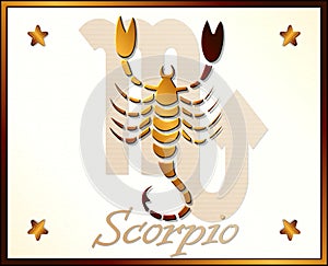 Scorpio zodiac star sign photo