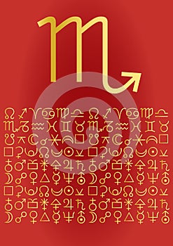 Scorpion greeting card