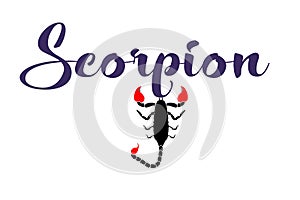 Scorpion illustration -scorpio scorpion scorpions design- photo