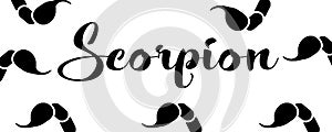 Scorpion illustration -scorpio scorpion scorpions design-