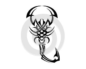 Scorpion Logo Template Vetor illustration