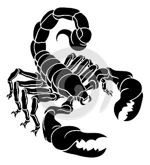 Škorpión škorpión zverokruh dizajn 
