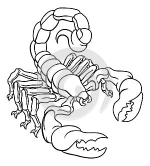 Scorpion Scorpio Zodiac Sign Design