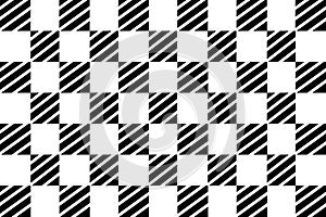Black and white Scot pattern, simple wallpaper form photo