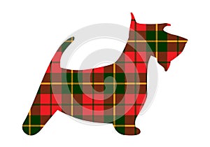 Scotch terrier tartan texture plaid red pattern scotland