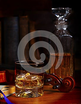 Scotch Whisky with Ice and Violin