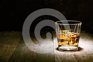 Scotch on wood