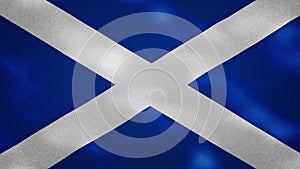 Scotland dense flag fabric wavers, background loop