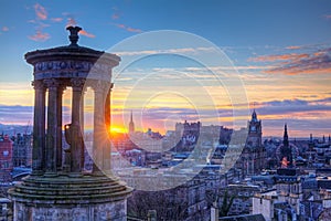 Scotland Edinburgh Calton Hill photo