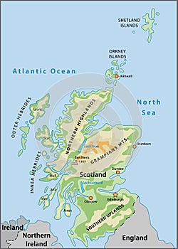 Scotland map