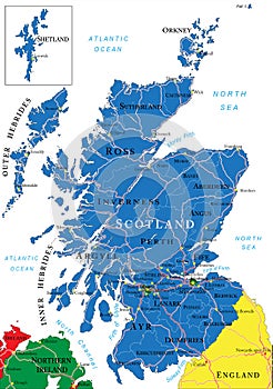 Scotland map