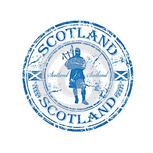 Scotland rubber stamp photo