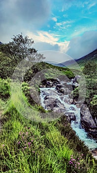 Scotland Scotish Isle of Arran Mountain Landscape Valley Glen Rosa