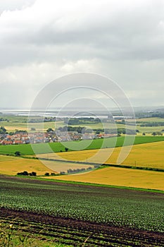 Scotland village landscape