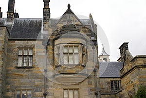 Scotney castle details in England