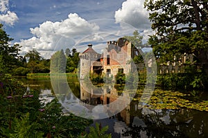 Scotney Castle in Lamberhurst in Kent England UK