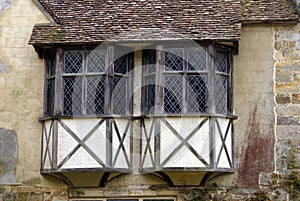 Scotney castle windows in England