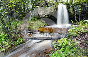 Scott Falls in Spring - Au Train Michigan