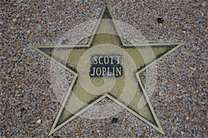 Scott Joplin Star, St. Louis Walk of Fame