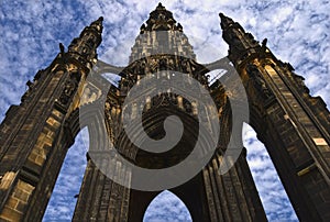 The Scott Memorial in Edinburgh photo