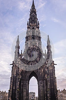 Scott Monument in Edinburgh