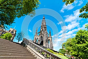 Scott Monument in Edinburgh