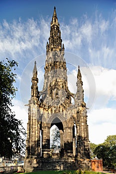 Scott Monument, Edinburgh, Scotland, UK photo