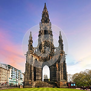 The Scott Monument is a Victorian Gothic monument to Scottish author Sir Walter Scott. It is the largest monument to a writer in photo