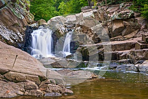 Scott`s Run waterfall in Scott`s Run Nature Preserve.Fairfax County.Virginia.USA