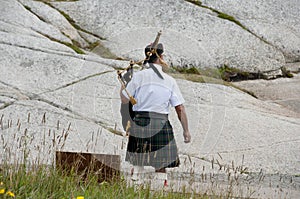 Scottish Bagpipe Player