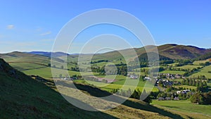 Scottish Borders Village In Summer